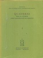 Quaderni per la storia dell'Università di Padova