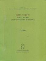 Quaderni per la storia dell'Università di Padova (22-23)