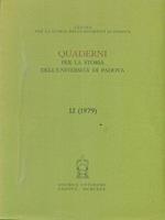 Quaderni per la storia dell'Università di Padova