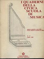 I quaderni della Civica Scuola di Musica n. 17/aprile 1989