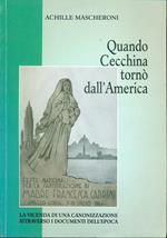 Quando Cecchina tornò dall'America