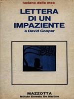 Lettera di un impaziente a David Cooper