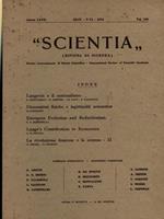 Scientia vol. 108/III-IV. V-VI-1973