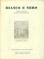 Bianco e nero. Anno IX. Numero 2. Aprile 1948