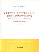 Critica letteraria del Novecento