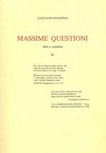 Massime questioni