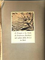 Il Fregio e la Stele di Francesco Barbieri nel salone della BCI in Bari