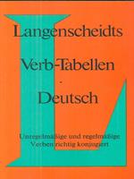 Langenscheidts verb-tabellen deutsch