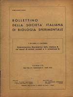 Determinazione fluorimetrica della vitamina B1 nei tessuti animali. Estratto