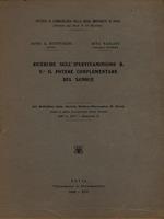 Ricerche sull'ipervitaminismo B. V il potere complementare del sangue. Estratto