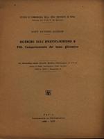 Ricerche sull'ipervitaminismo B. VIII comportamento del tasso glicemico. Estratto