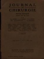 Journal de chirurgie tome XXVII n. 4/avril 1926