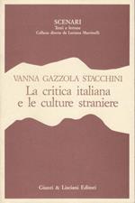 La critica italiana e le culture straniere. Orientamento degli anni venti