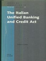 The Italian Unified Banking and Credit Act