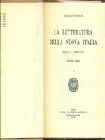 La letteratura della nuova italia. Saggi critici. Volume terzo