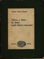 Chiesa e stato in Italia negli ultimi cento anni