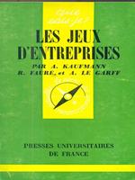 Les jeux d'entreprises