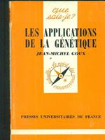 Les applications de la genetique