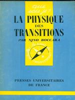 La physique des transitions