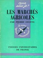 Les marches agricoles