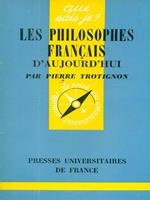 Les philosophes francais d'aujourd'hui