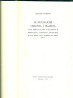 Le repubbliche cisalpina e italiana