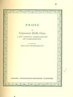 Prose I. Prima edizione