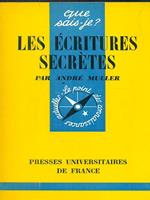 Les ecritures secretes