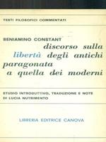 Discorso sulla libertà degli antichi paragonata a quella dei moderni