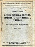 Il Museo Preistorico dell'Italia centrale Giuseppe Bellucci in Perugia