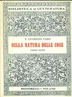 Della natura delle cose. Libro sesto