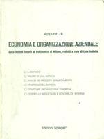 Appunti di Economia e organizzazione aziendale