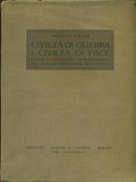 Civiltà di guerra e civiltà di pace