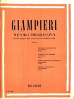 Metodo progressivo per lo studio del clarinetto sistema Bohm. Parte II