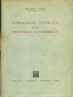 Sommario storico del pensiero economico