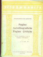 Pagine Autobiografiche Pagine critiche