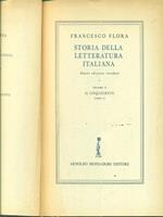 Storia della letteratura italiana. Volume II. Parte I