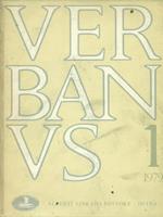 verbanus n. 1 - 1979