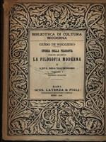 La filosofia moderna: l'età dell'Illuminismo vol. I