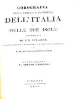 Corografia dell'Italia. Supplemento Volume 11