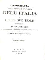 Corografia dell'Italia. Regno Lomb. Veneto Volume 6
