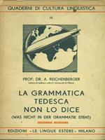 La grammatica tedesca non lo dice