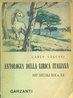 Antologia della lirica italiana. Nei secoli XIX e XX