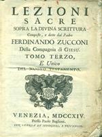 Lezioni sacre sopra la divina scrittura. Tomo terzo