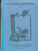Atti della Conferenza generalista della Provincia di Torino 1999