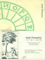 Studi Piemontesi Marzo 1981 Vol. X fasc. I