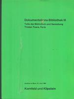 Dokumentations-Bibliothek III: Teile der Bibliothek und Sammlung Tristan Tzara. Paris