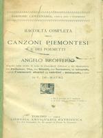 Raccolta completa delle canzoni piemontesi e dei poemetti