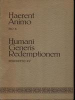 Harent Animo - Humani generis Redemptionem