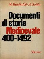 Documenti di storia medioevale 400-1492